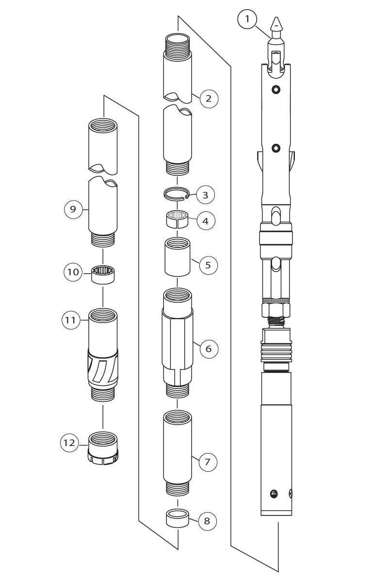 BWL V-Latch Core Barrel Assembly